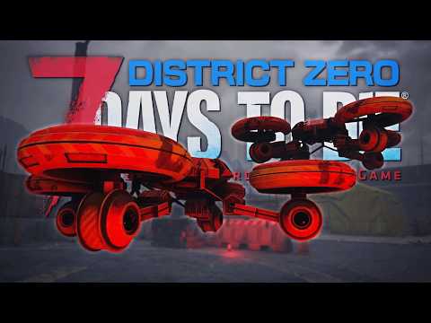 【7 Days to Die】Mod「District Zero」序盤のドローン対策と7日目ホード防衛