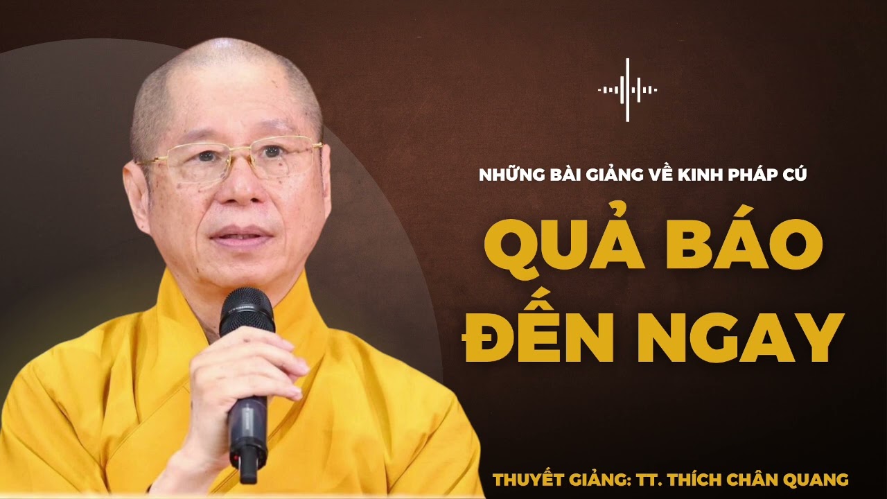 Quả Báo Đến Ngay - Kinh Pháp Cú (40) | Thuyết giảng: TT. Thích Chân Quang