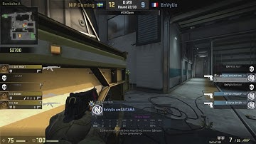 EnvyUs XMS 4K Deagle vs NIP Train @ Dreamhack Open Valencia