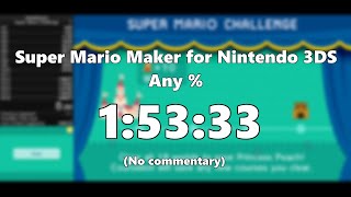 [Former WR] SMM1 3DS Any% in 1:53:33 (no commentary)