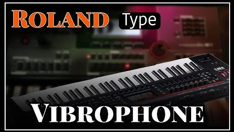 Roland Type Vibraphone - How To edit In Casio Ctx9000in