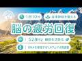 【528Hz・脳疲労回復】DNAを修復するソルフェジオ周波数と自律神経を整える。睡眠導入、ストレス緩和、疲労回復　＃脳の疲れを取る音楽＃自律神経を調整する音楽　＃ソルフェジオ周波数