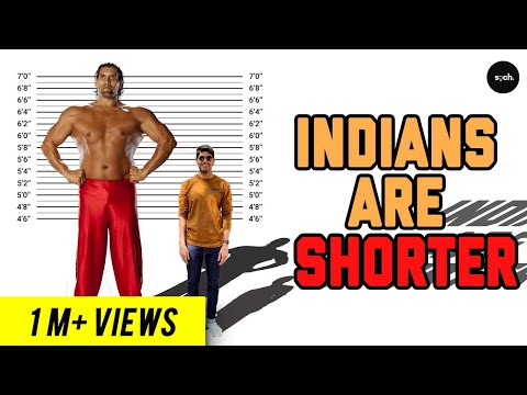 Height of Indians is DECREASING. Why?