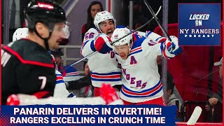 Panarin comes up CLUTCH with Game 3 overtime winner! Rangers continue to excel in crunch time!
