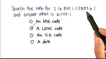 Section Quiz 2 Solution - Georgia Tech - Health Informatics in the Cloud