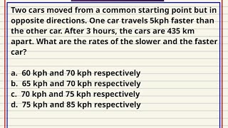 #11 | CSE | RANDOM MATH PROBLEM FOR CIVIL SERVICE EXAM