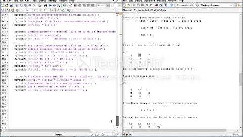 Video explicando el codigo MatLab Metodo choleski