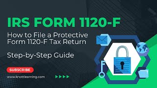 How to File Protective Form 1120F for Foreign Corporations with Form 8833