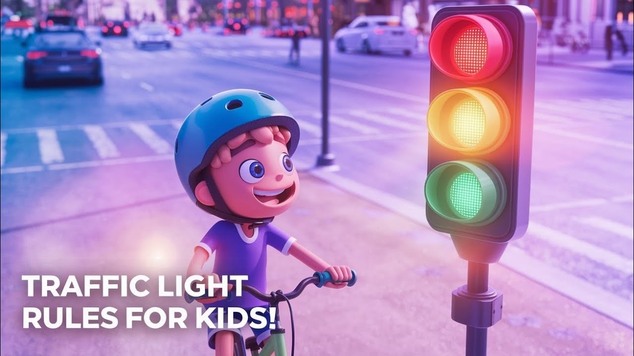 Traffic Light Rules for Kids | Fun and Easy Road Safety Song!"
