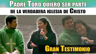 Mujer ex TESTIGO DE JEHOVÁ pide al PADRE LUIS TORO que la reciba en la IGLESIA y hace esta pregunta