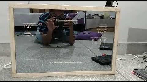 Smart Mirror with Raspberry pi