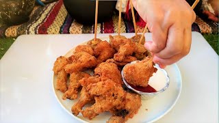 The most delicious fried chicken was cooked like KFC in the village  Village cooking