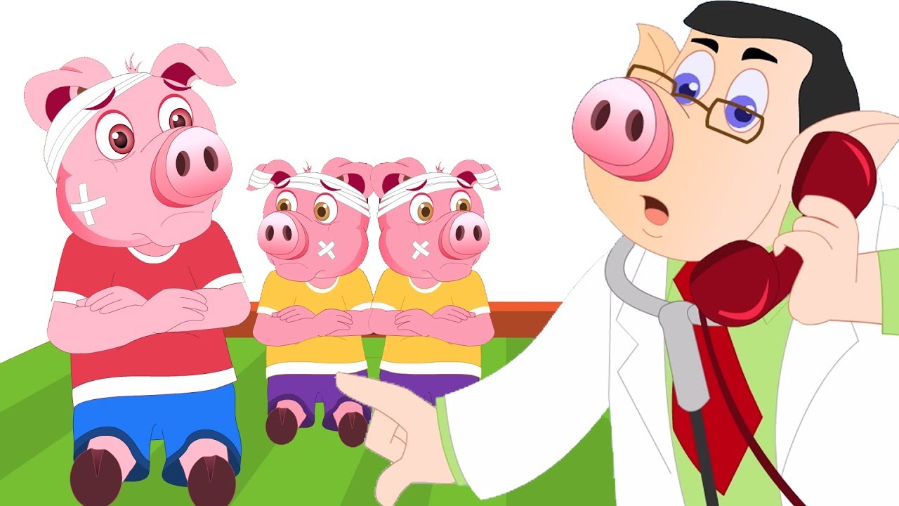 ⁣خمسة الخنازير الصغيرة | القوافي للأطفال | قصائد الأطفال | Kids Nursery Rhymes | Five Little Pigs