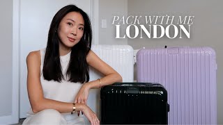 PACK WITH ME FOR LONDON  • TRAVEL ESSENTIALS, PACKING TIPS, FAVORITE RIMOWA LUGGAGE