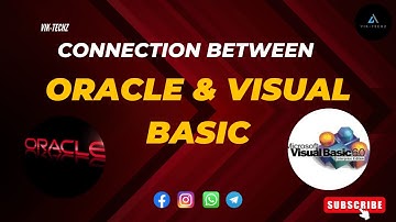 How To Connect Oracle Database with Visual Basic 6.0  | connection vb & Sql  #sql #oracle #sqlserver