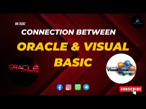 How To Connect Oracle Database with Visual Basic 6.0  | connection vb & Sql  #sql #oracle #sqlserver