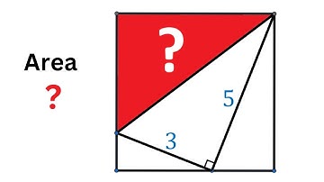 Nice Math Olympiad from Sweden - What area of the red triangle?