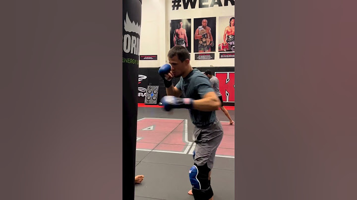 Usman Nurmagomedov Kicks warm up AKA