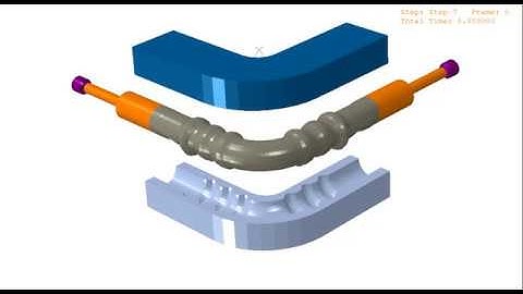 Abaqus - Hydroforming tube process - (FEA Simulation) CAE