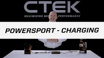 Tutorials - CTEK CT5 Powersport - Charging