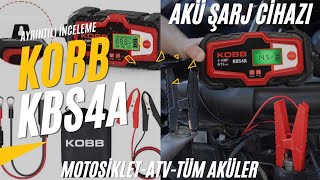 Kobb Kbs4A 4 Amper Akü Şarj Cihazı Motosiklet Atv Araba Aküsü Şarj Cihazı Olmazsa Olmaz