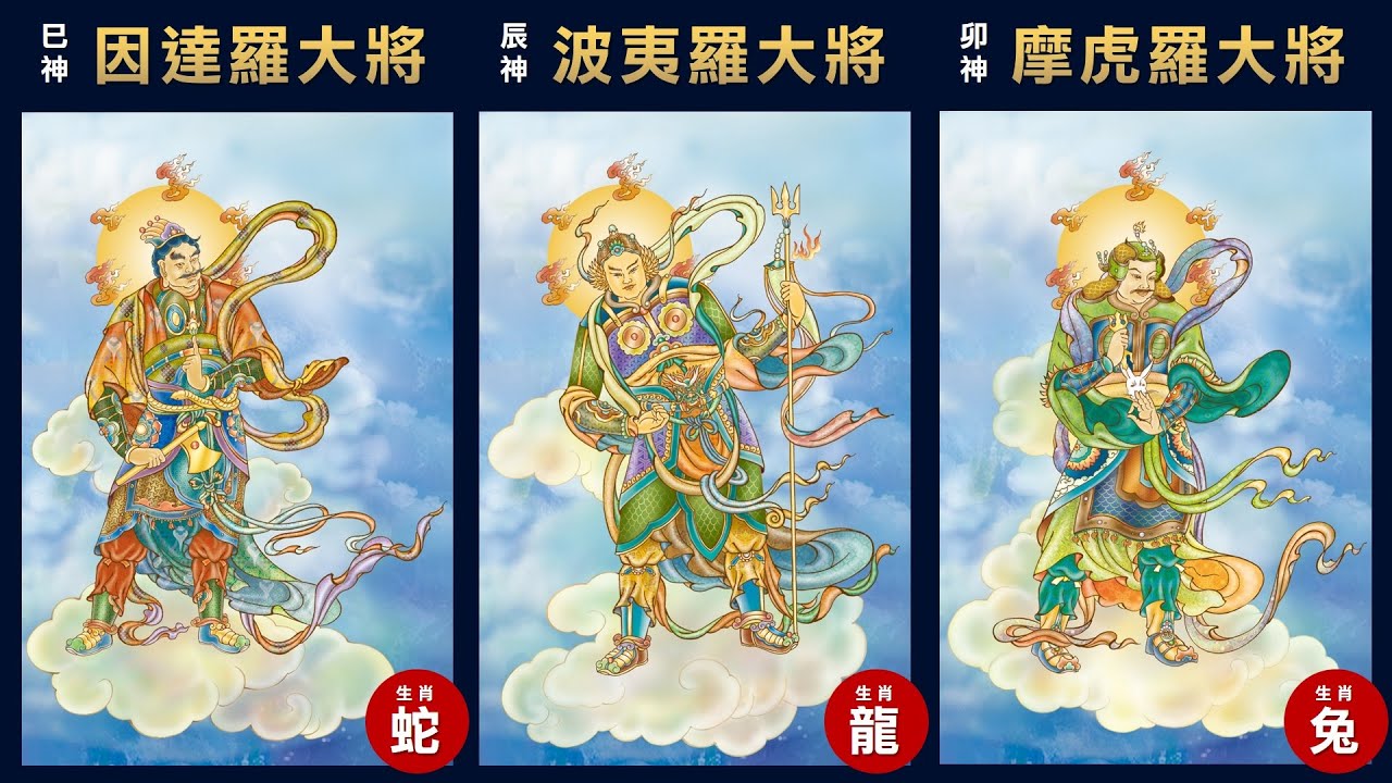 東方淨土 藥師佛 十二藥叉大將 Youtube