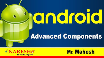Advanced Components in Android | Android Tutorial Videos | Mr. Mahesh