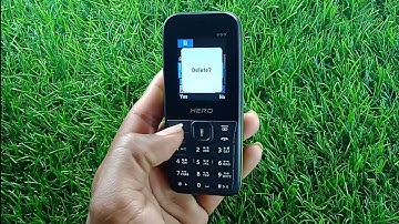 How to delete save number in HERO keypad mobile | number delete kaise kare