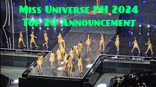 Miss Universe Philippines 2024 Top 20 (Audience View)