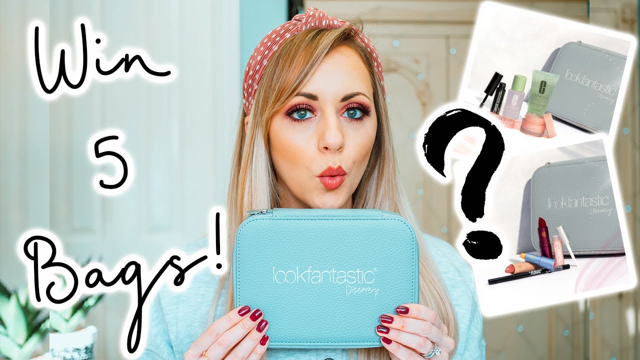 LOOK FANTASTIC DISCOVERY BAG WHOLE COLLECTION UNBOXING! *COMPETITION FOR YOU TO WIN ALL 5 BAGS!*