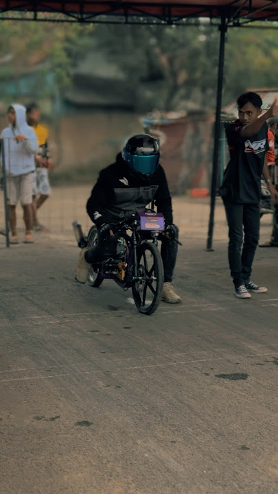 Jadi Joki dadakan mio drag @Yodifit,Berat dikit gak ngaruh 🗿 #shorts