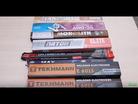 Порівняння Електродов TM Tekhmann, Патон, Моноліт, Дніпро М