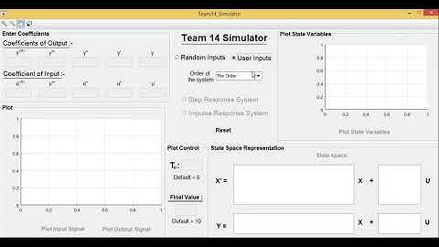 System Dynamics Simulator using Matlab
