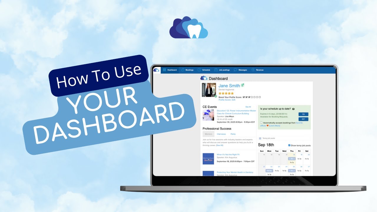 How To Use Your Cloud Dentistry Dashboard