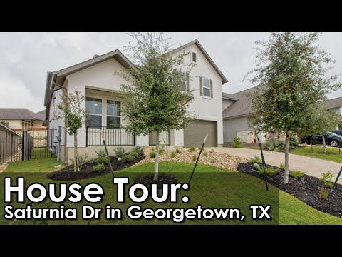 436 Saturnia Dr, Georgetown, TX home video tour