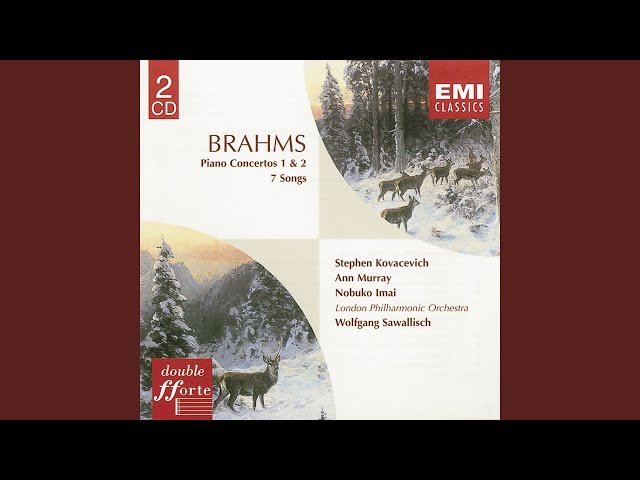 Brahms - Geistliches Wiegenlied : A.Murray / N.Imaï / S.Kovacevich