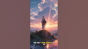 “Why admitting ignorance is the first step to wisdom.”