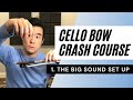 Cours intensif darchet de violoncelle  1 la configuration big sound
