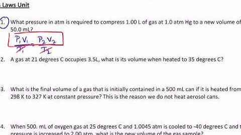 Combined Gas Law