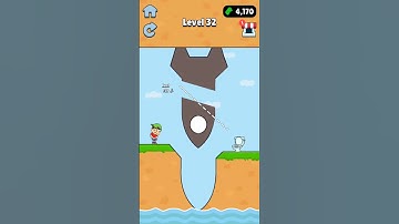 Slice to save level 32 #shortfeed #gaming #viralreels #viralshort #funny