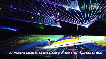 Lasershow and 3d Projection for Opening Ceremony