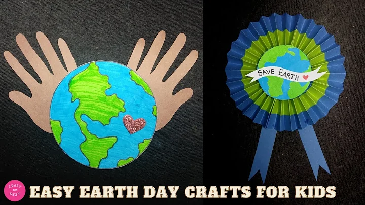 Easy Earth Day Crafts for Kids II | Environment Day | Paper Craft | Green day @craftthebest1