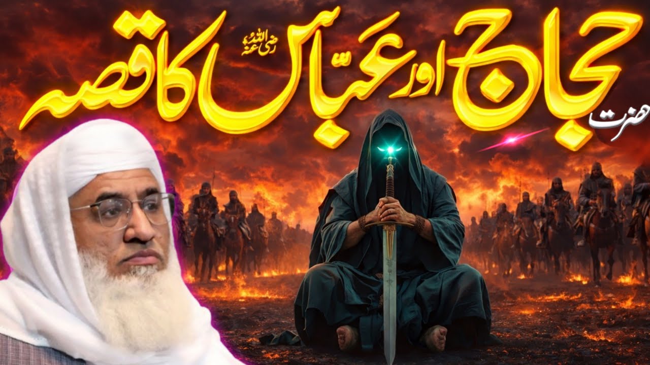 حضرت حجاج اور حضرت عباسؓ کا واقعہ | Molana Sheikh Idrees Sahib Pashto Bayan