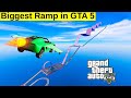 The Biggest mega ramp in GTA 5 | Super Car jumps