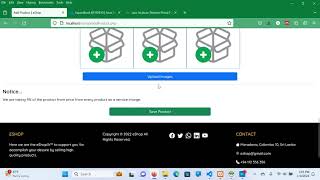 Web Project Task 13 | Program the product registration process including image uploading