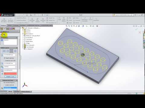 52  SolidWorks 2015 Tutorial 52  Fill Pattern