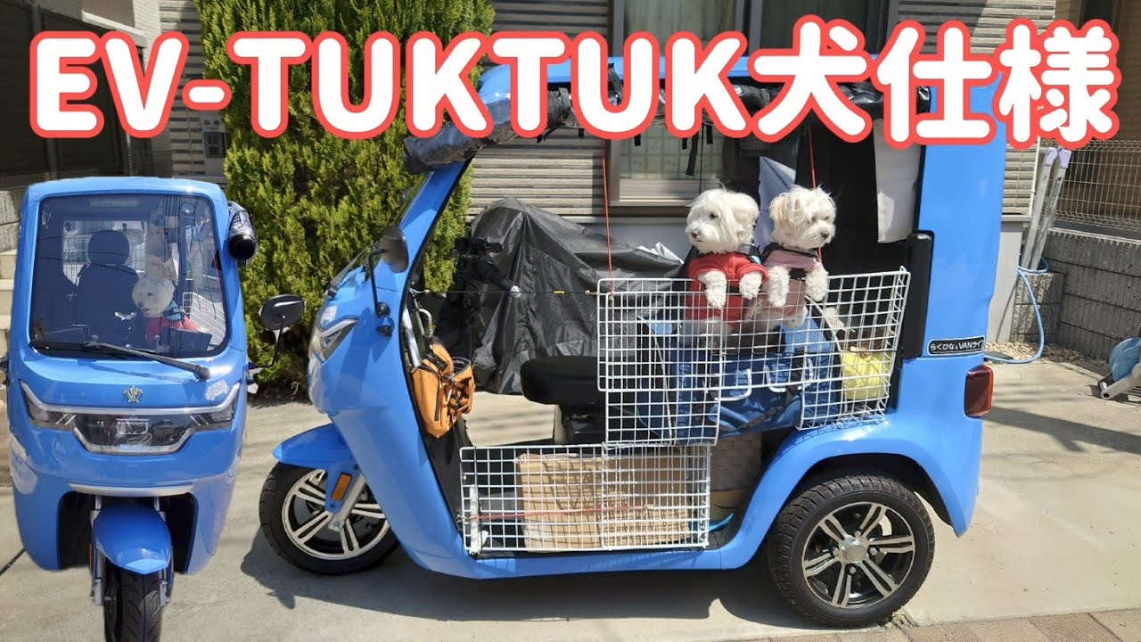 EV-TUKTUKレビュー】謎の電動バイク？これは何？EV-TUKTUKお教えします