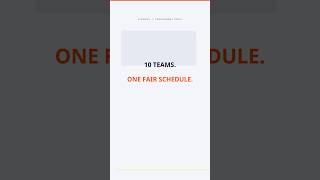 How to Make a 10-Team Round Robin Schedule ⚡ #baseball #baseballtips #youthbaseball