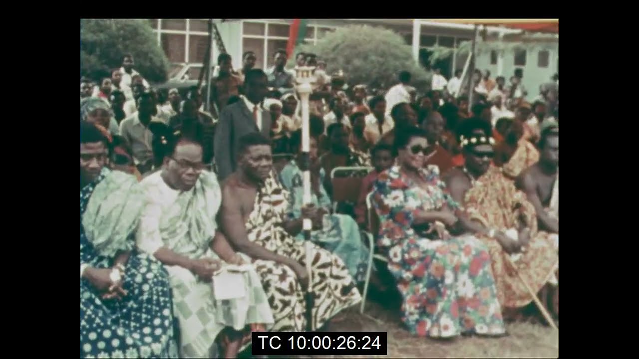 General Acheampong Attending the Traditional Homowo Festival of the Ga People | Ghana | October 1976