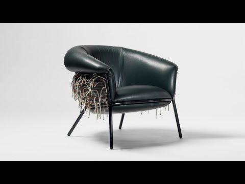 Stephen Burks uses Bolon textiles to create shaggy chairs for BD Barcelona Design